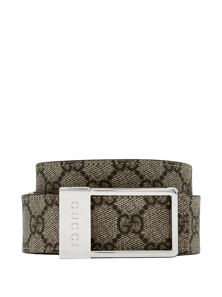  Gucci Gg Monogram Belt - Neutrals 