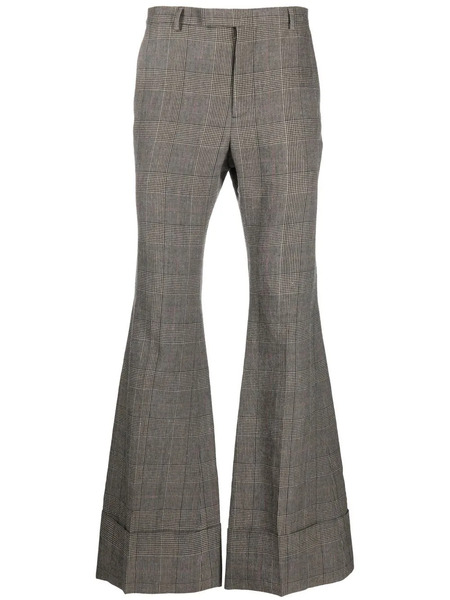  Gucci Houndstooth Tailored Trousers - Grey 