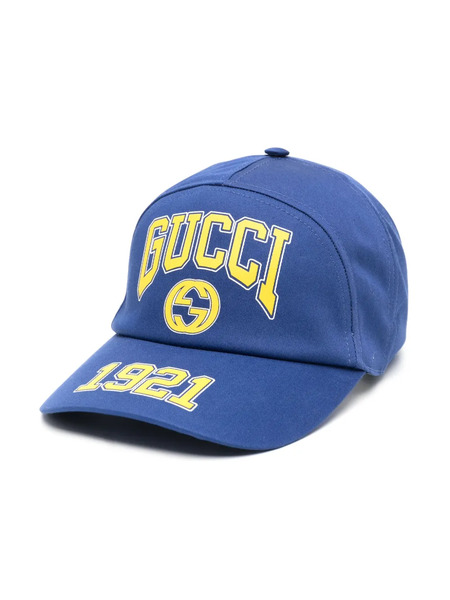  Gucci Interlocking G 1921 Baseball Cap - Blue 