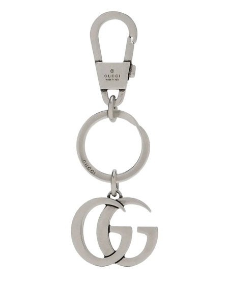  Gucci Interlocking-g Keyring - Silver 
