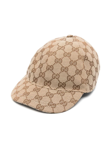  Gucci Kids Gg Canvas Hat - Neutrals 