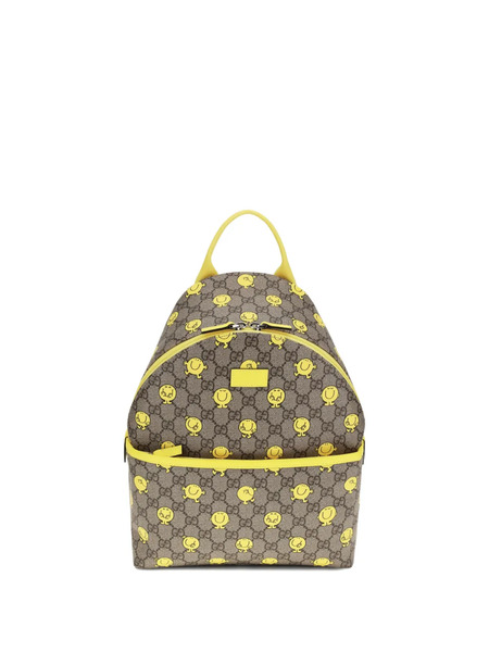  Gucci Kids Gg Supreme Backpack - Brown 