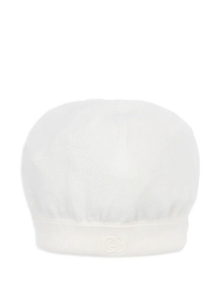  Gucci Kids Interlocking Hat - White 
