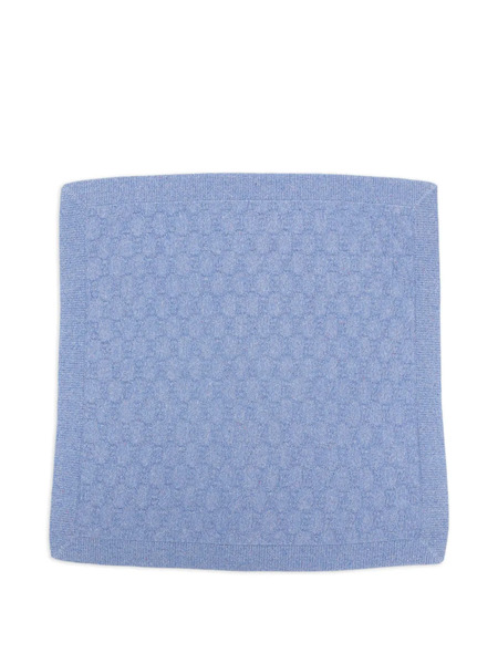  Gucci Kids Jacquard Blanket - Blue 