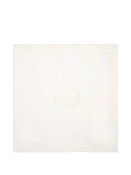  Gucci Kids Logo-patch Blanket - Neutrals 