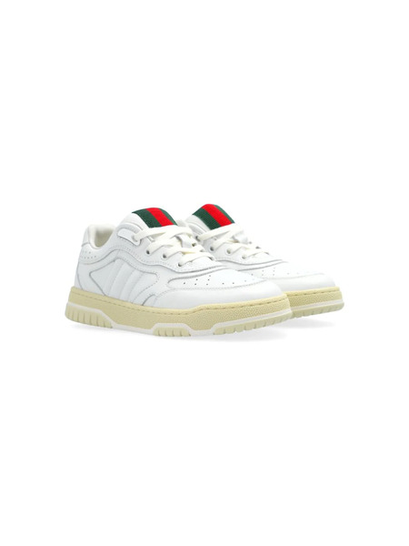  Gucci Kids Re-web Sneakers - White 