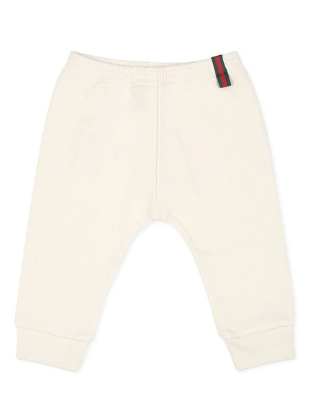  Gucci Kids Web-stripe Trousers - Neutrals 