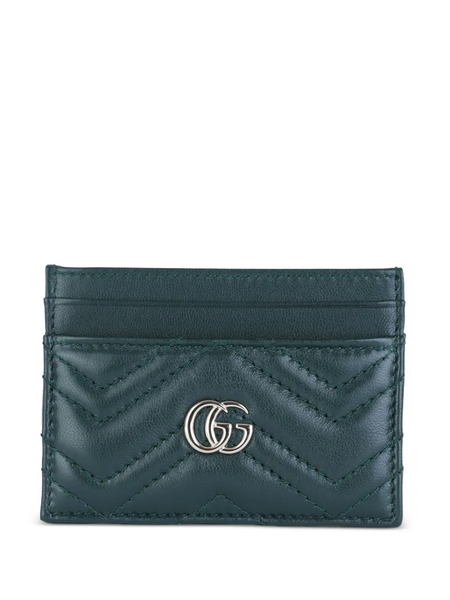  Gucci Leather Cardholder - Green 