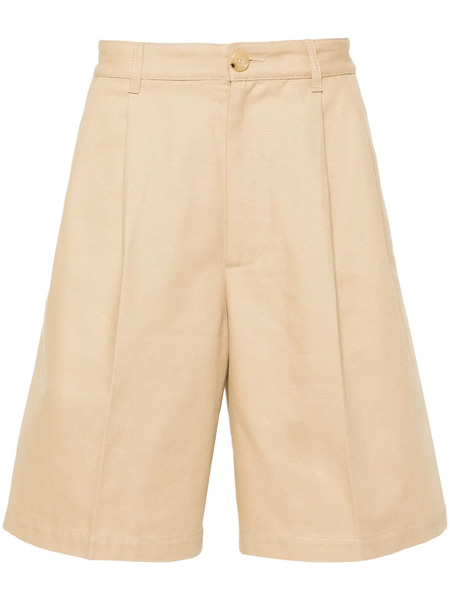  Gucci Logo-embroidered Shorts - Neutrals 