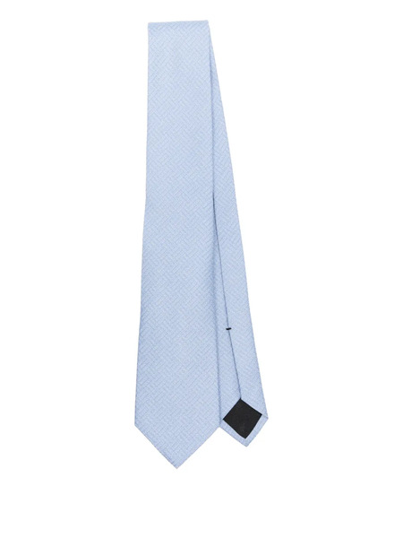  Gucci Logo-patch Tie - Blue 