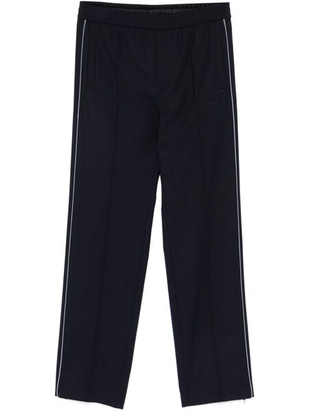  Gucci Logo-patch Trousers - Blue 