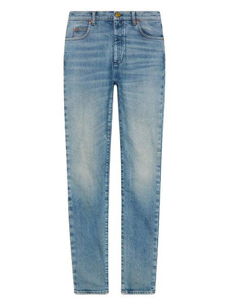  Gucci Logo-print Jeans - Blue 