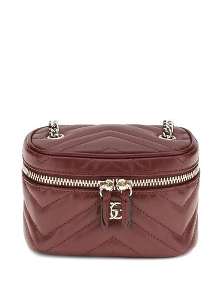  Gucci Mini Gg Marmont Vanity Bag - Red 