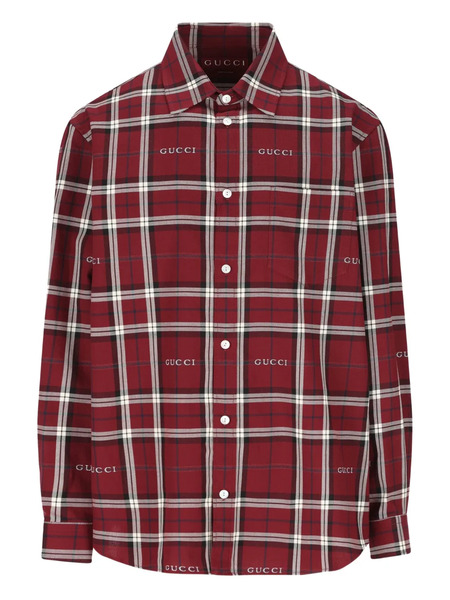  Gucci Patterned Shirt - Red 