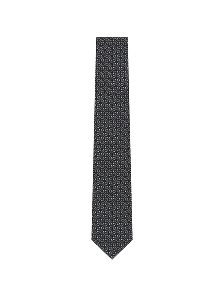  Gucci Patterned Tie - Black 