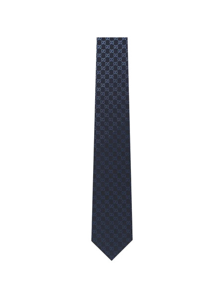  Gucci Patterned Tie - Blue 