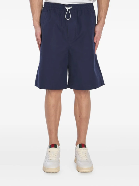  Gucci Poplin Bermuda Shorts - Blue 
