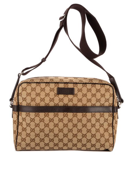  Gucci Pre-owned Gg Canvas Messenger Bag - Neutrals 