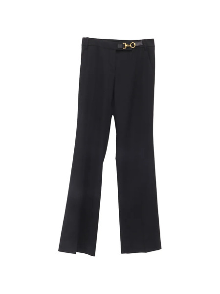  Gucci Pre-owned Horsebit Trousers - Black 
