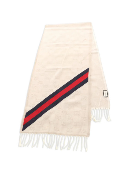  Gucci Pre-owned 2000s Gg Pattern Scarf - Neutrals 