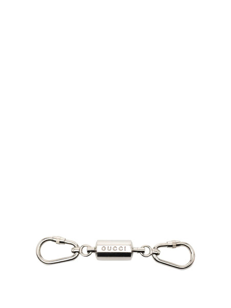  Gucci Pre-owned 2000-2015 Silver Plated Carabiner Key Chain 