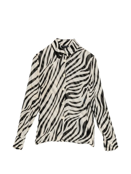  Gucci Pre-owned Zebra Print Shirt - Neutrals 
