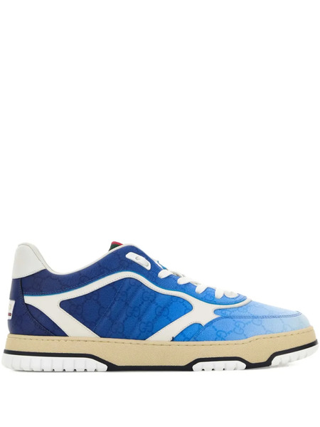  Gucci Re-web Gg Supreme Sneakers - Blue 