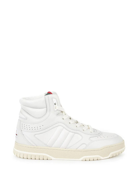  Gucci Re-web High-top Sneakers - White 