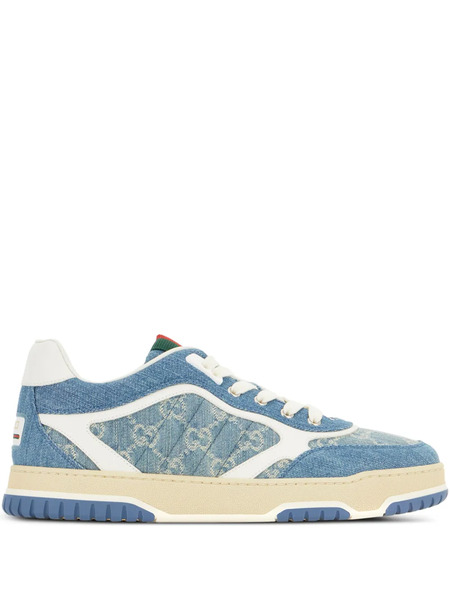  Gucci Re-web Sneakers - Blue 