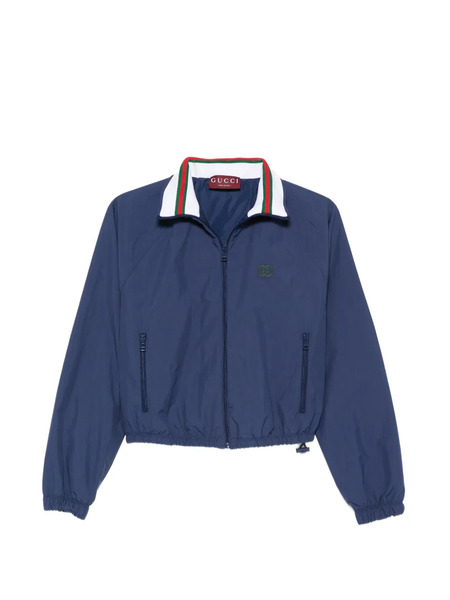  Gucci Striped Collar Jacket - Blue 