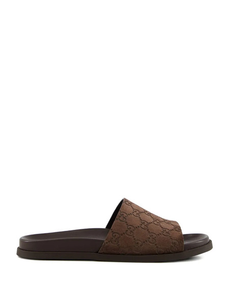  Gucci Suede Sandals - Brown 