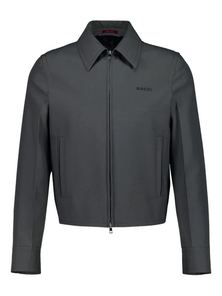  Gucci Technical-panama Jacket - Grey 