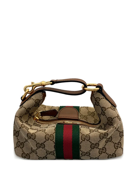  Gucci Vanity Monogram-pattern Mini Bag - Neutrals 