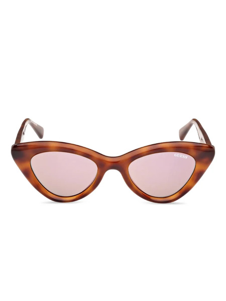  Guess Eyewear Cat-eye Mirrored Sunglasses - Brown 