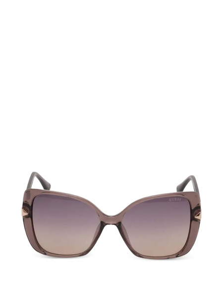  Guess Eyewear Geometric Sunglasses - Brown 