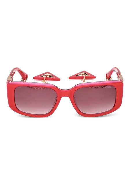  Guess Eyewear Rectangle-frame Sunglasses - Pink 