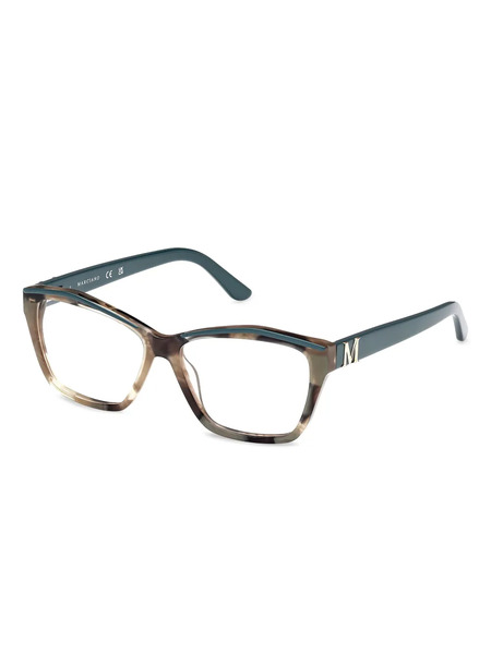  Guess Eyewear Tortoiseshell-effect Glasses - Blue 