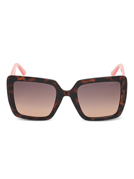  Guess Eyewear Tortoiseshell Geometric Sunglasses - Brown 