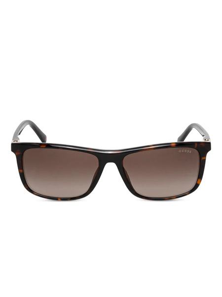  Guess Eyewear Tortoiseshell Rectangle Sunglasses - Brown 