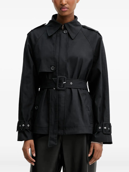 Guess Usa Belted Jacket - Black 