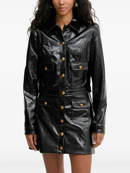  Guess Usa Buttoned Pocket Jacket - Black 