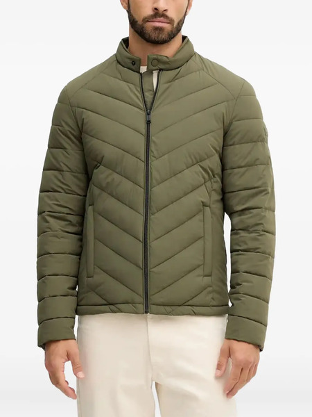  Guess Usa Chevron-padded Jacket - Green 
