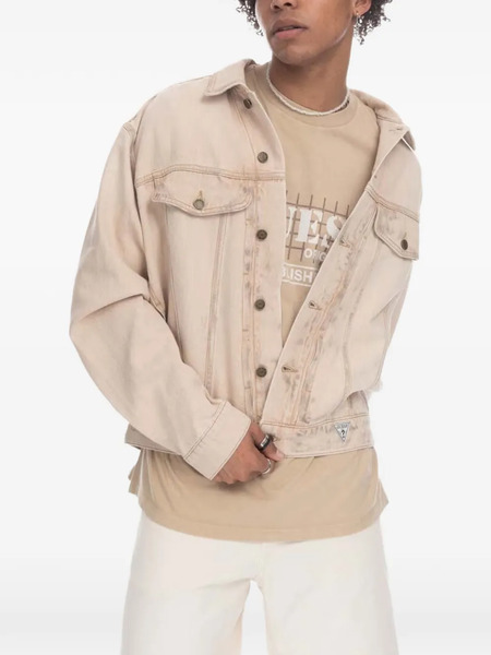  Guess Usa Denim Jacket - Neutrals 