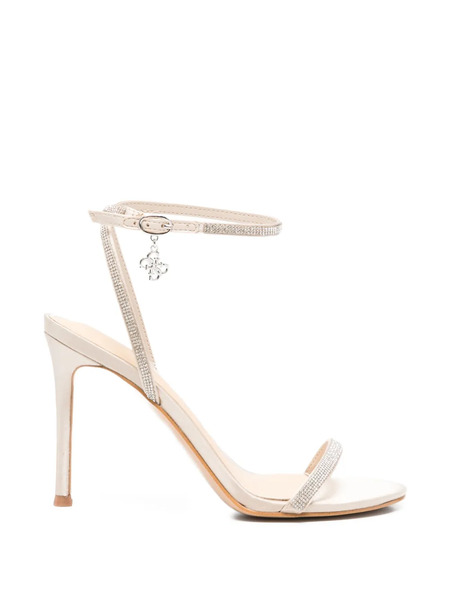  Guess Usa Embellished Sandals - Neutrals 