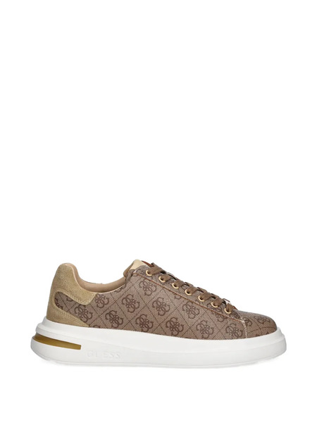  Guess Usa Erkek 4g-pattern Sneakers - Neutrals 