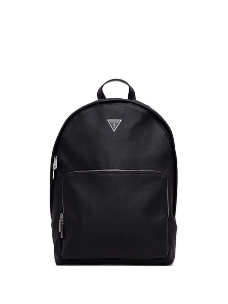  Guess Usa Logo-plaque Backpack - Black 