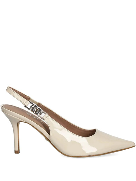  Guess Usa 85mm Nassha Slingback Pointed-toe Pumps - Neutrals 