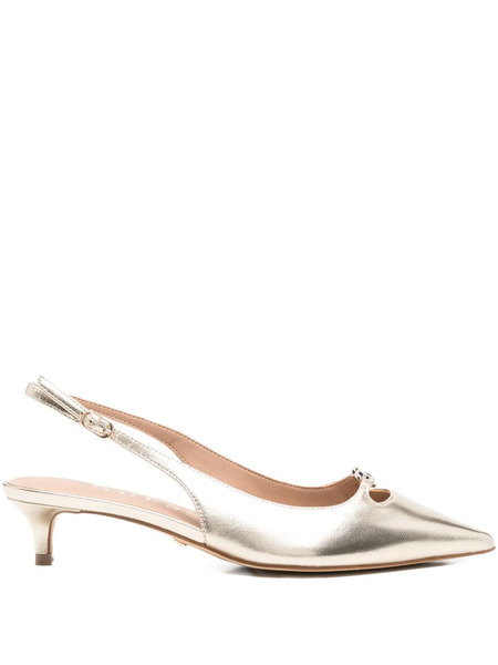  Guess Usa 40mm Slingback Pumps - Gold 