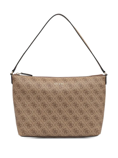  Guess Usa Monogram-pattern Tote Bag - Neutrals 