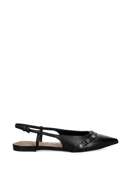  Guess Usa Point-toe Flat Pumps - Black 